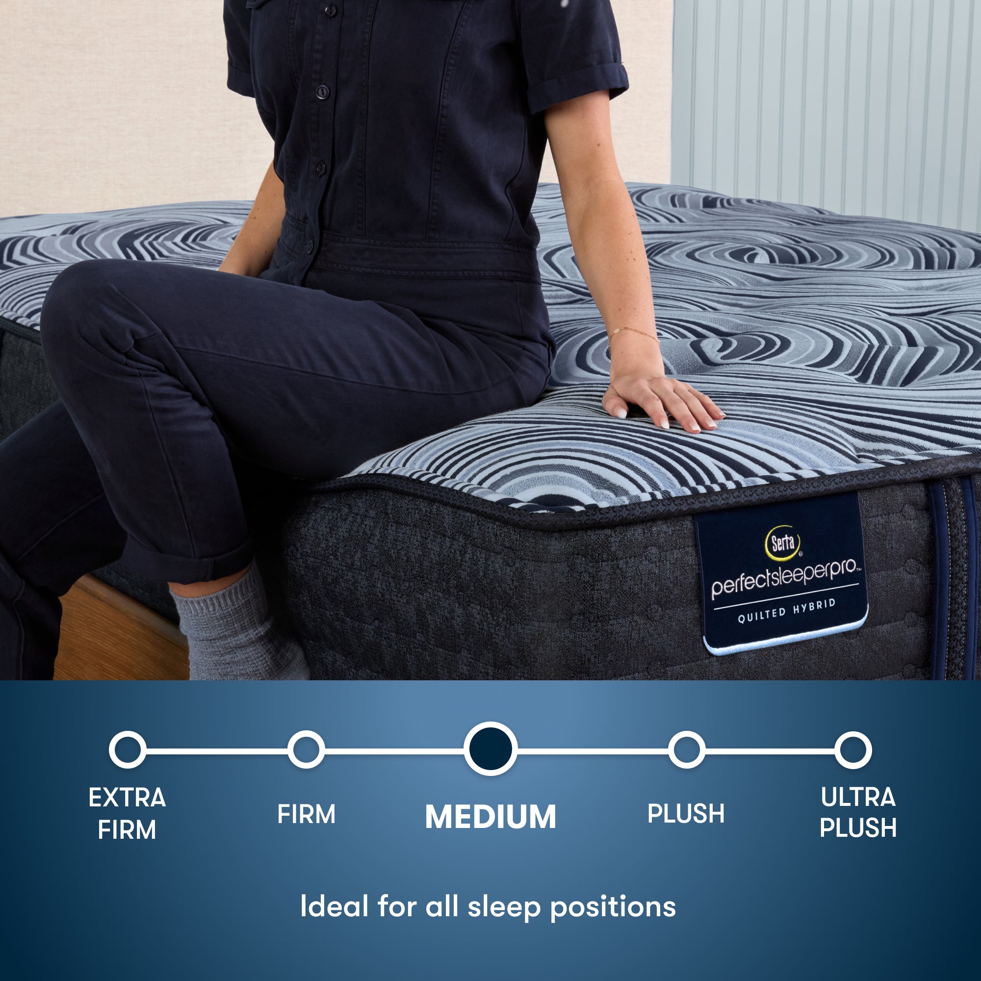 Perfect Sleeper Pro New Paris 15" Latex Hybrid Medium Mattress
