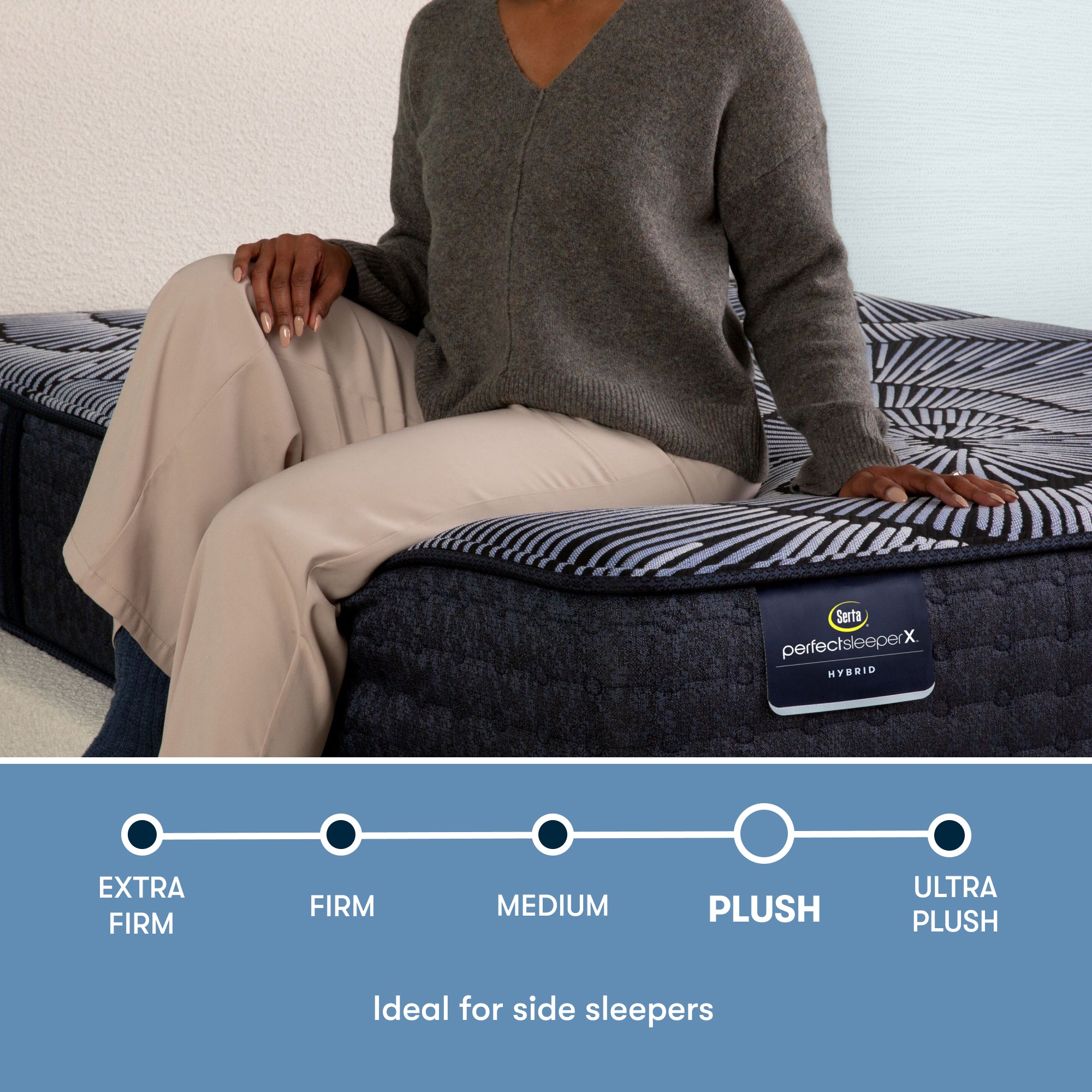 Perfect Sleeper X Kendall 13" Hybrid Plush Mattress