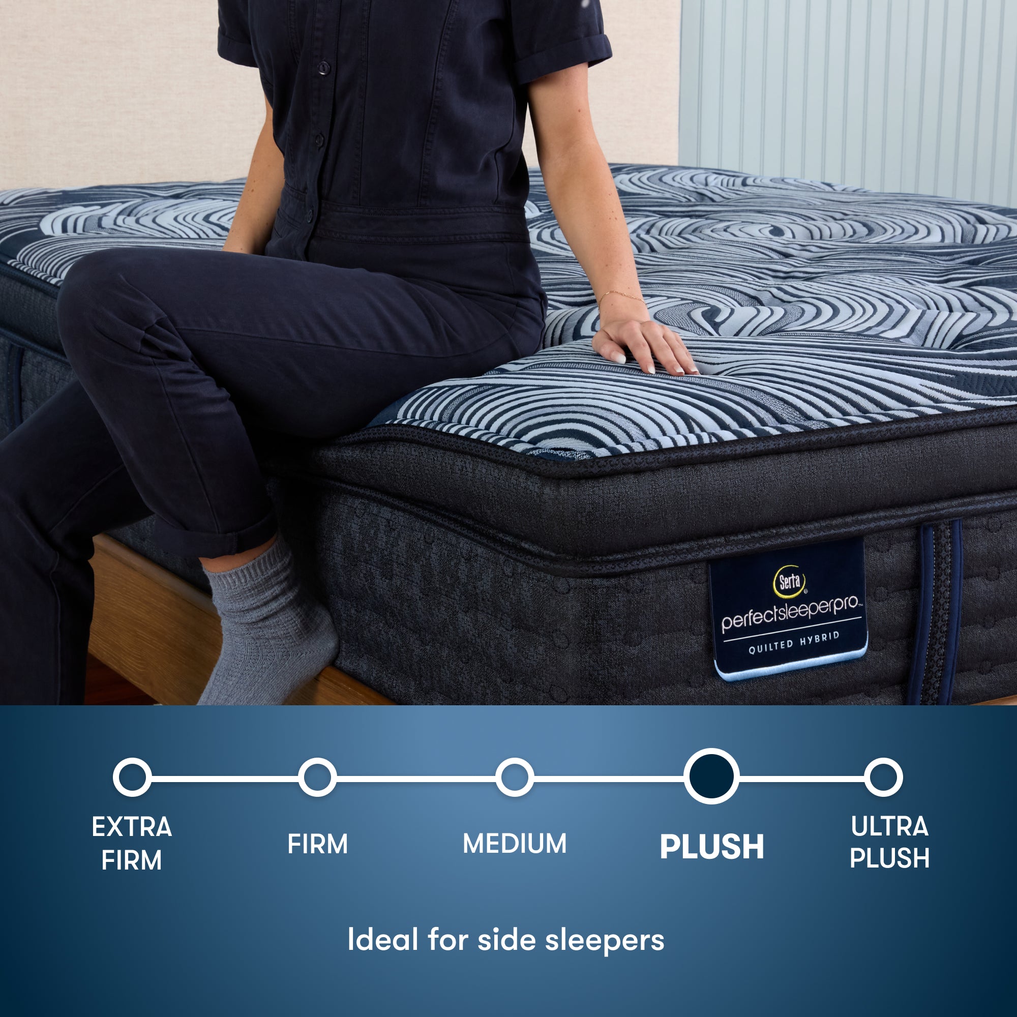 Perfect Sleeper Pro Valais 15" Latex Hybrid Plush Pillow Top Mattress
