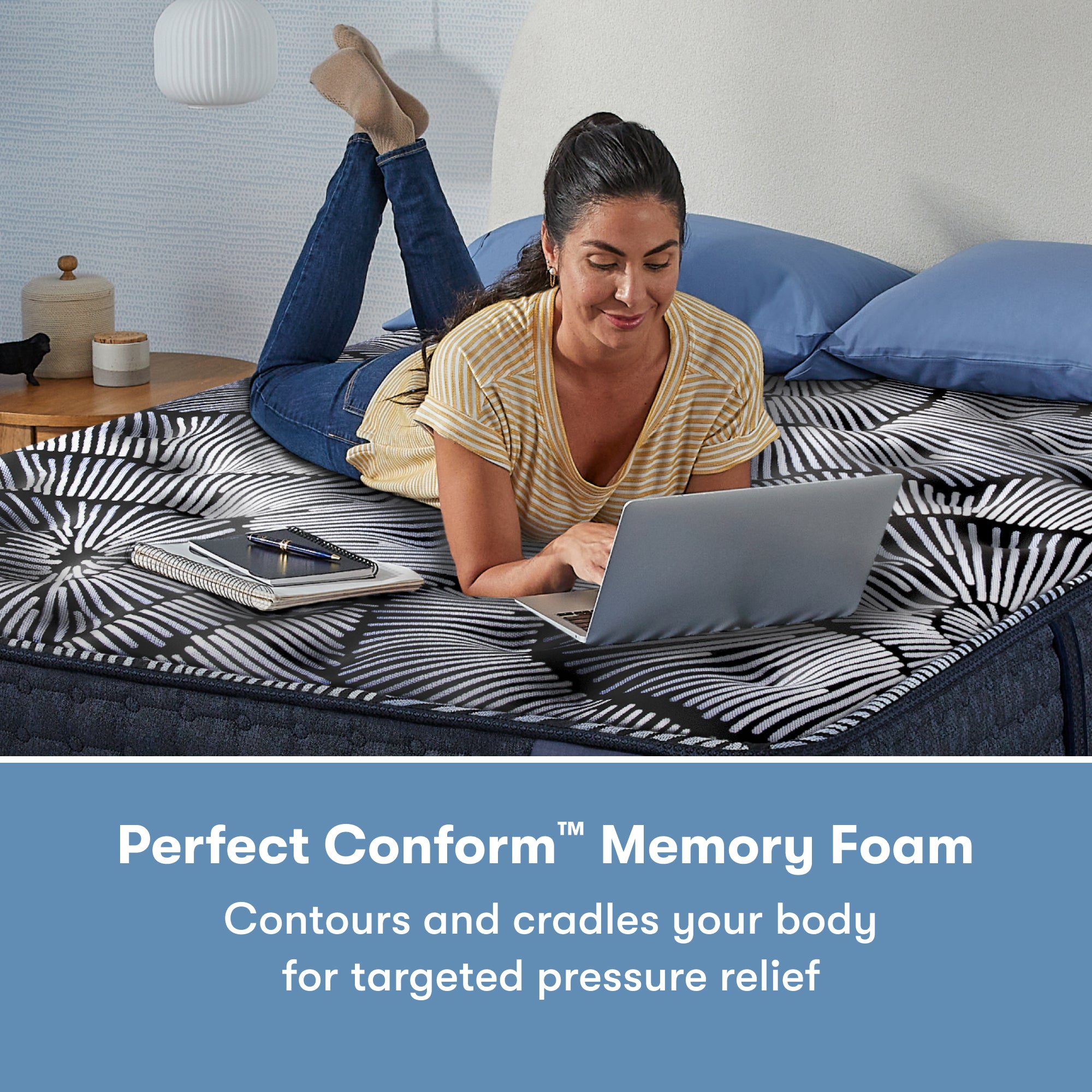Perfect Sleeper X Lexton 14.25" Hybrid Medium Pillow Top Mattress