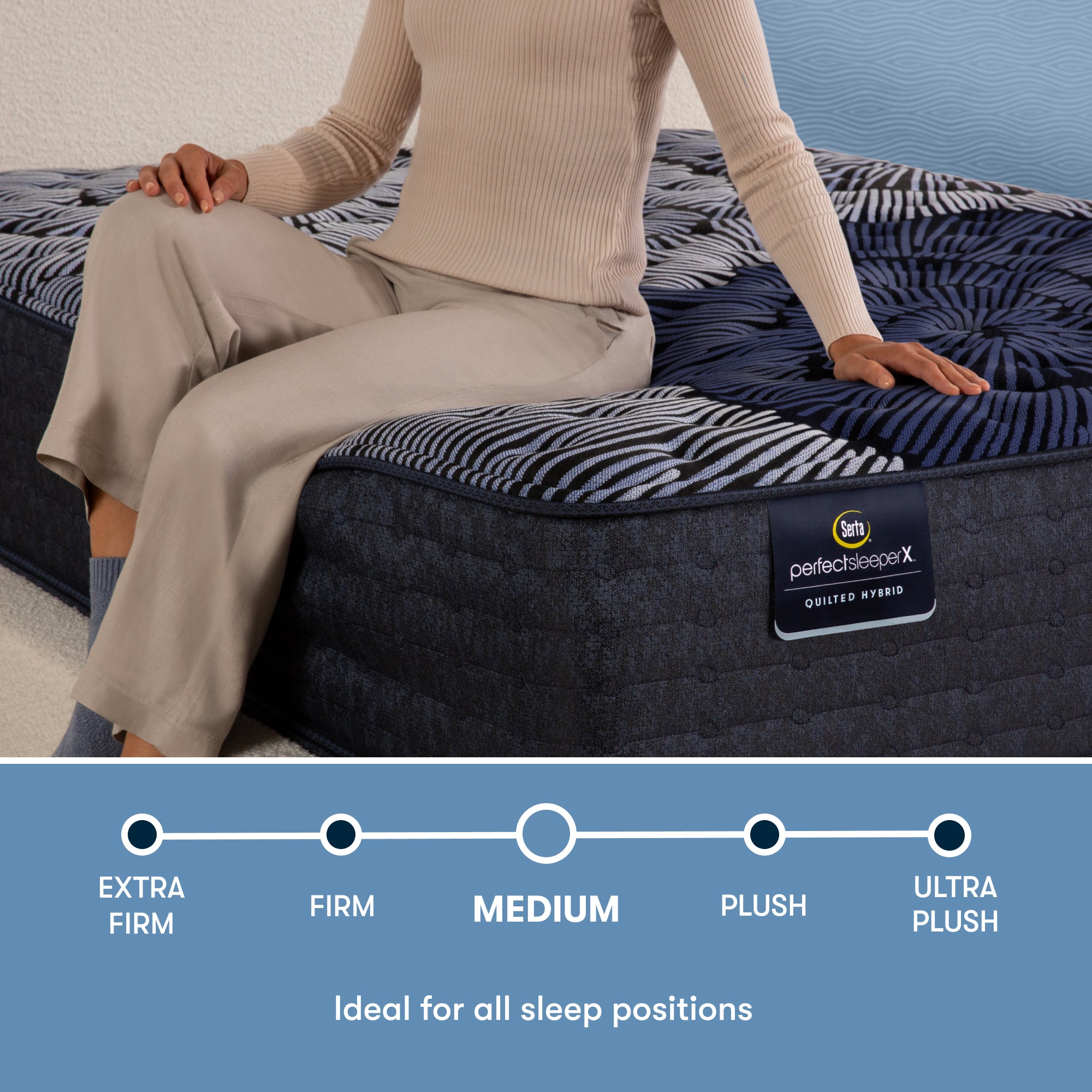 Perfect Sleeper X Max 14.25" Hybrid Medium Mattress