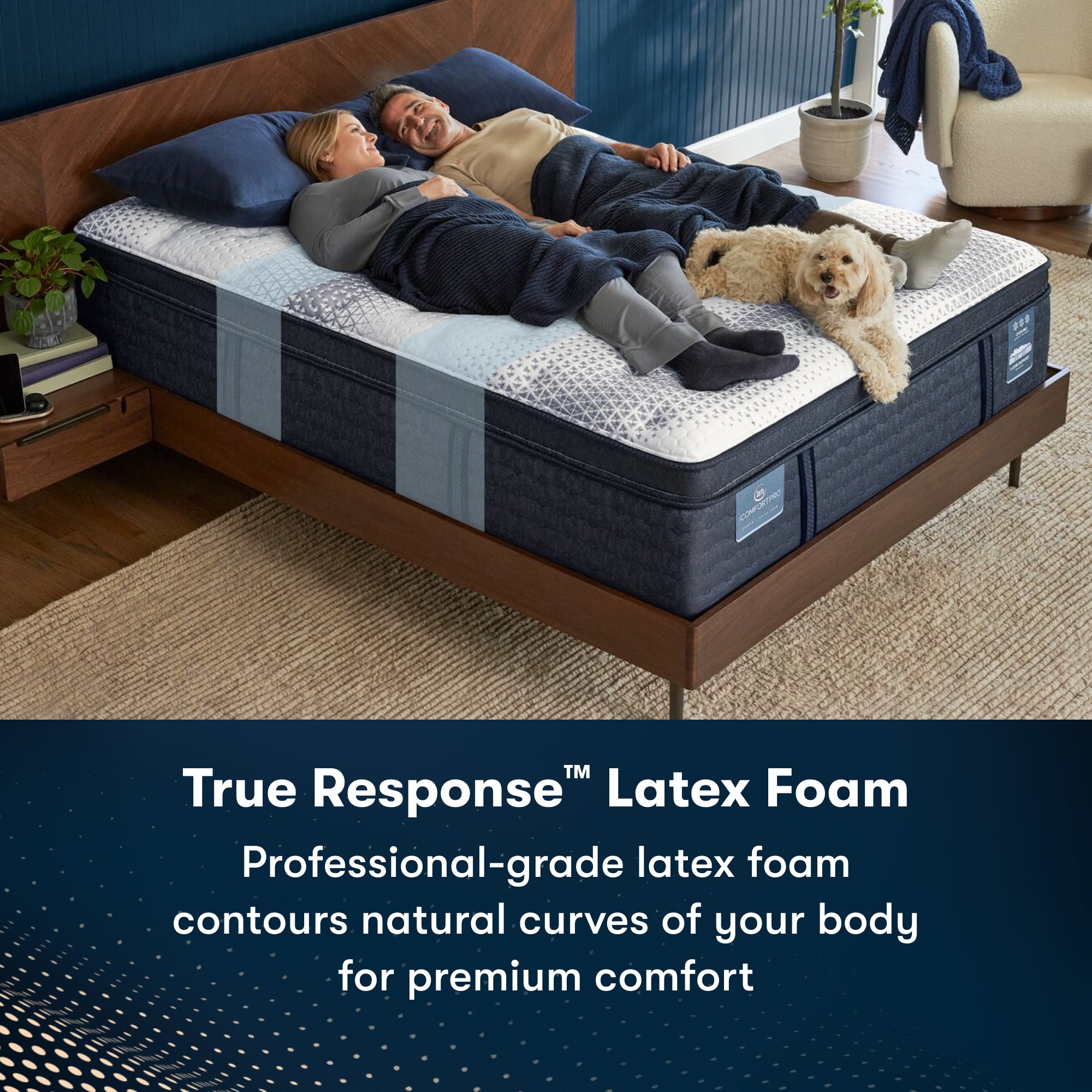 iComfortPro Ambrose 13" Latex Foam Plush Mattress