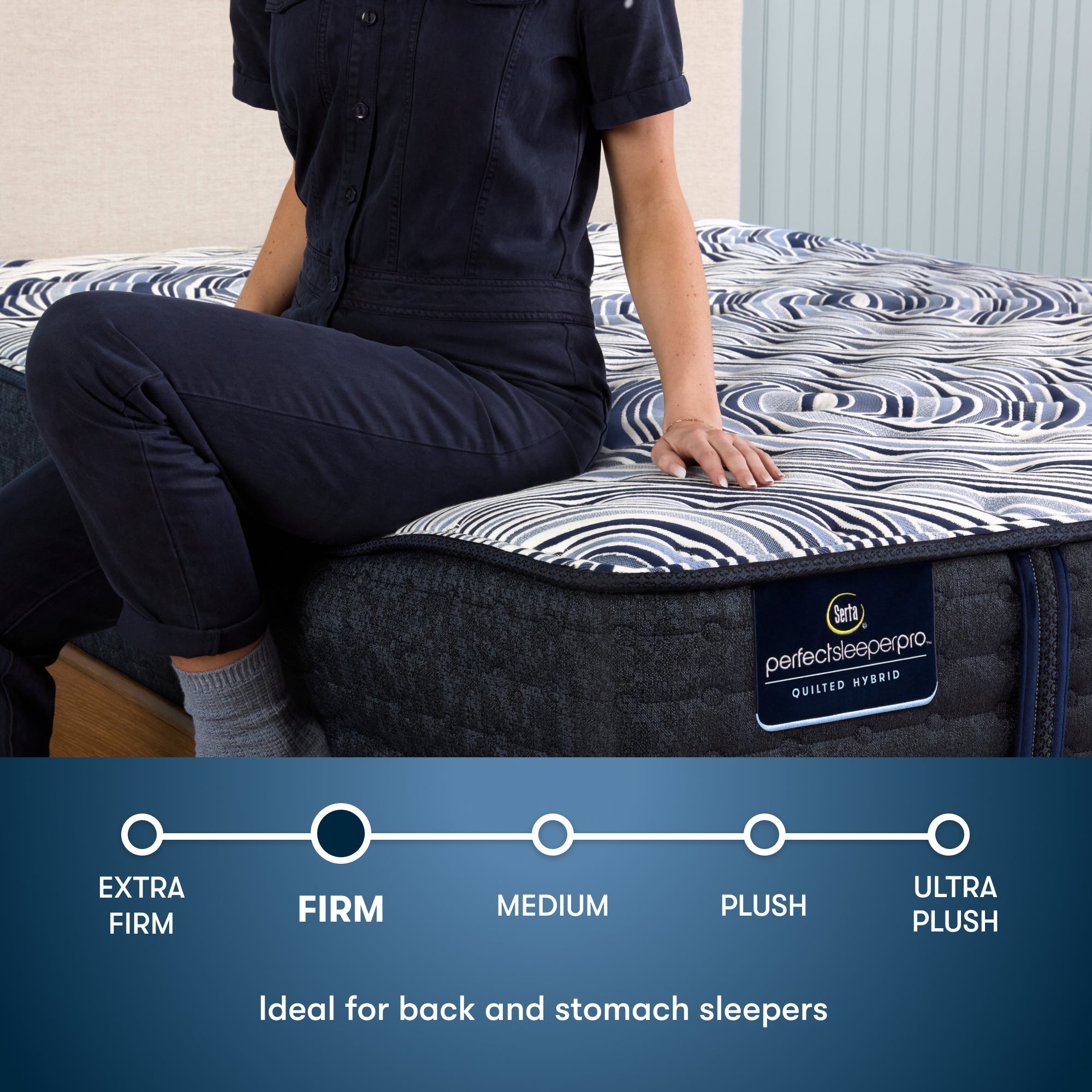 Perfect Sleeper Pro Geneva 13.5" Latex Hybrid Firm Mattress