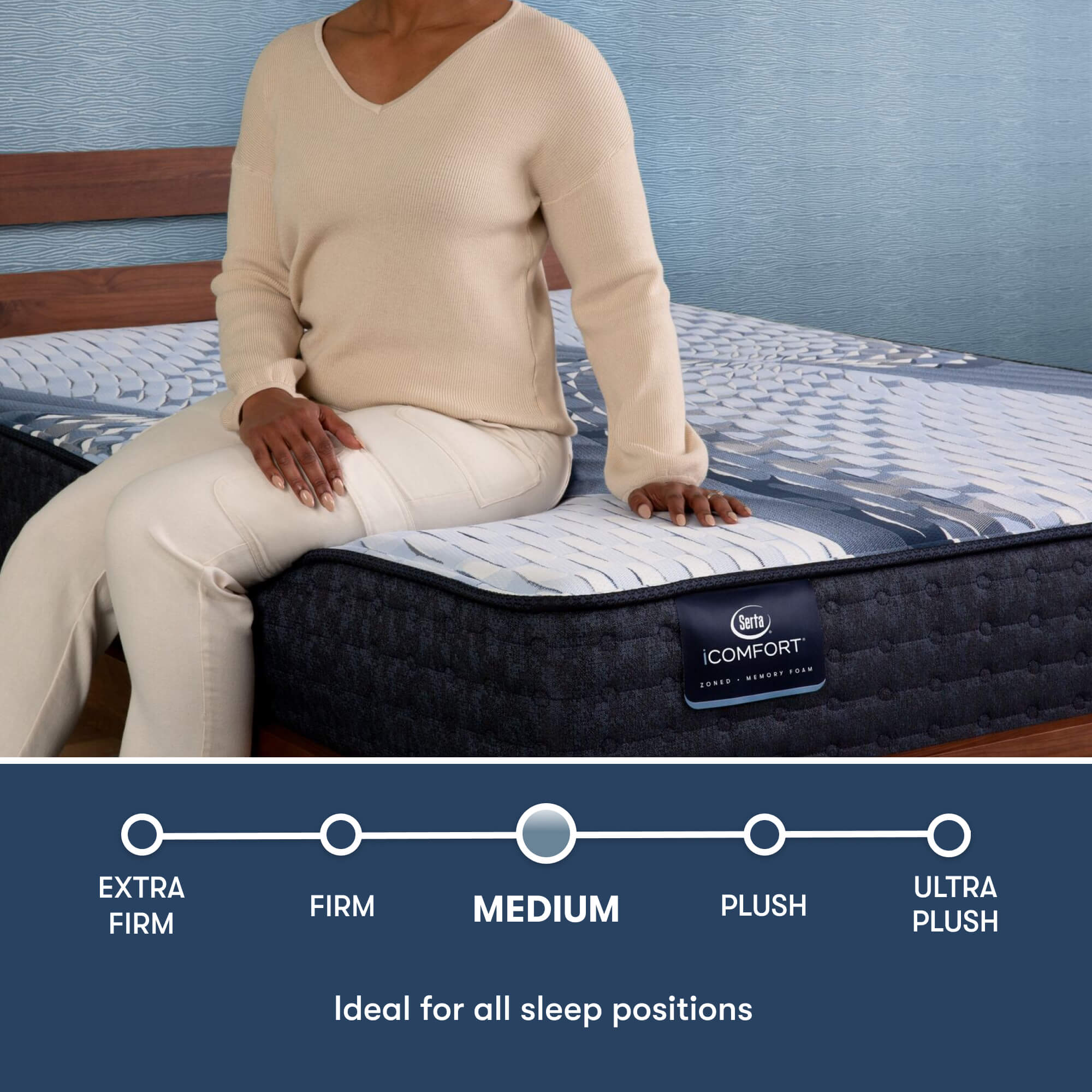iComfort Iona 13" Memory Foam Medium Mattress
