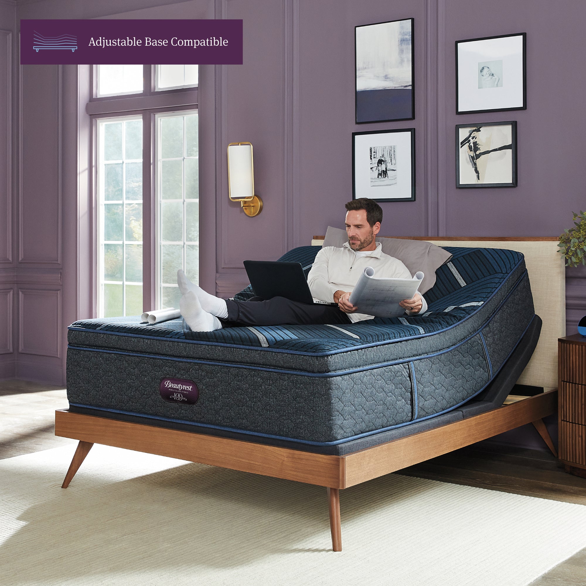 Beautyrest World Class Level Four Hybrid Medium Apex PillowTop Mattress