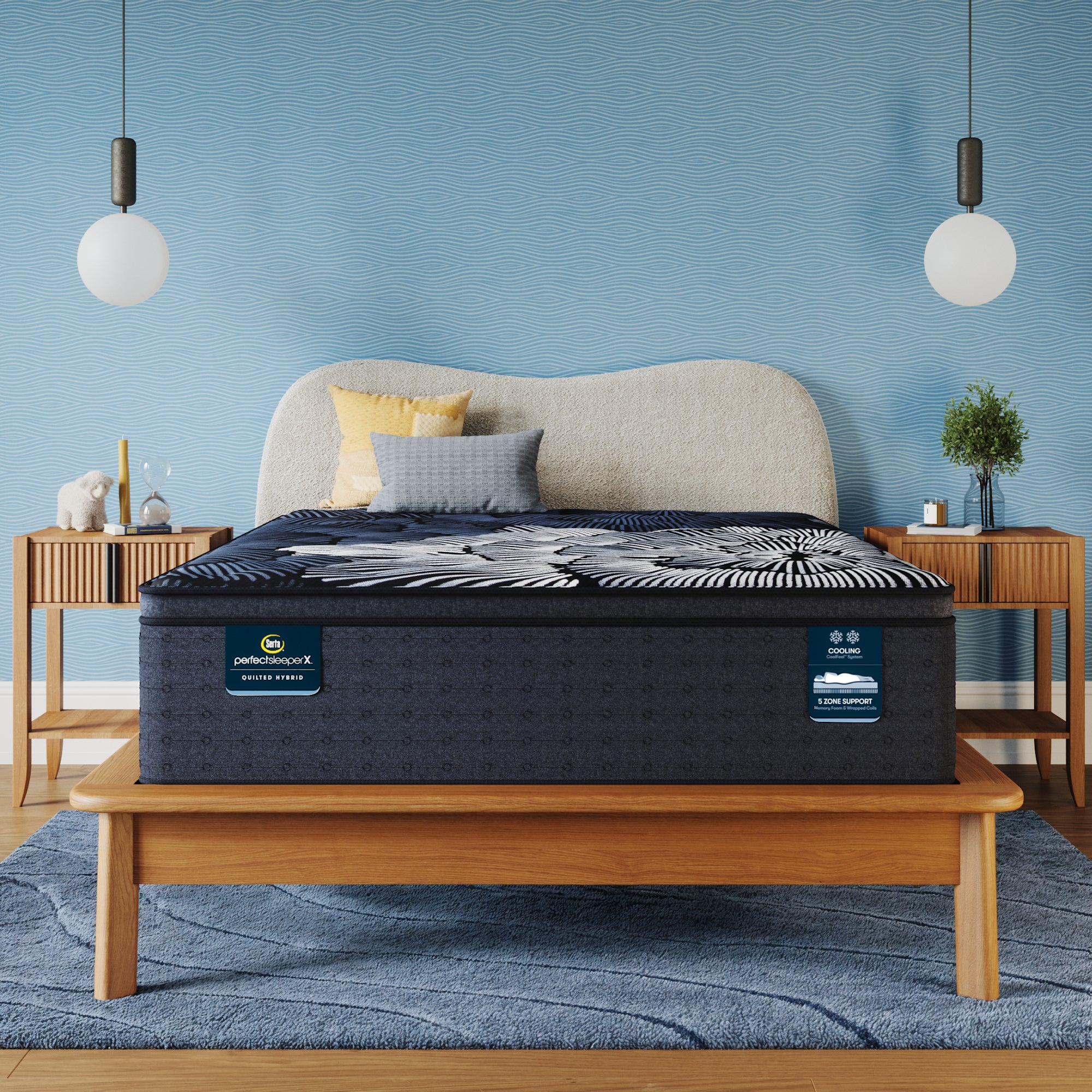 Perfect Sleeper X Max 15" Hybrid Plush Pillow Top Mattress