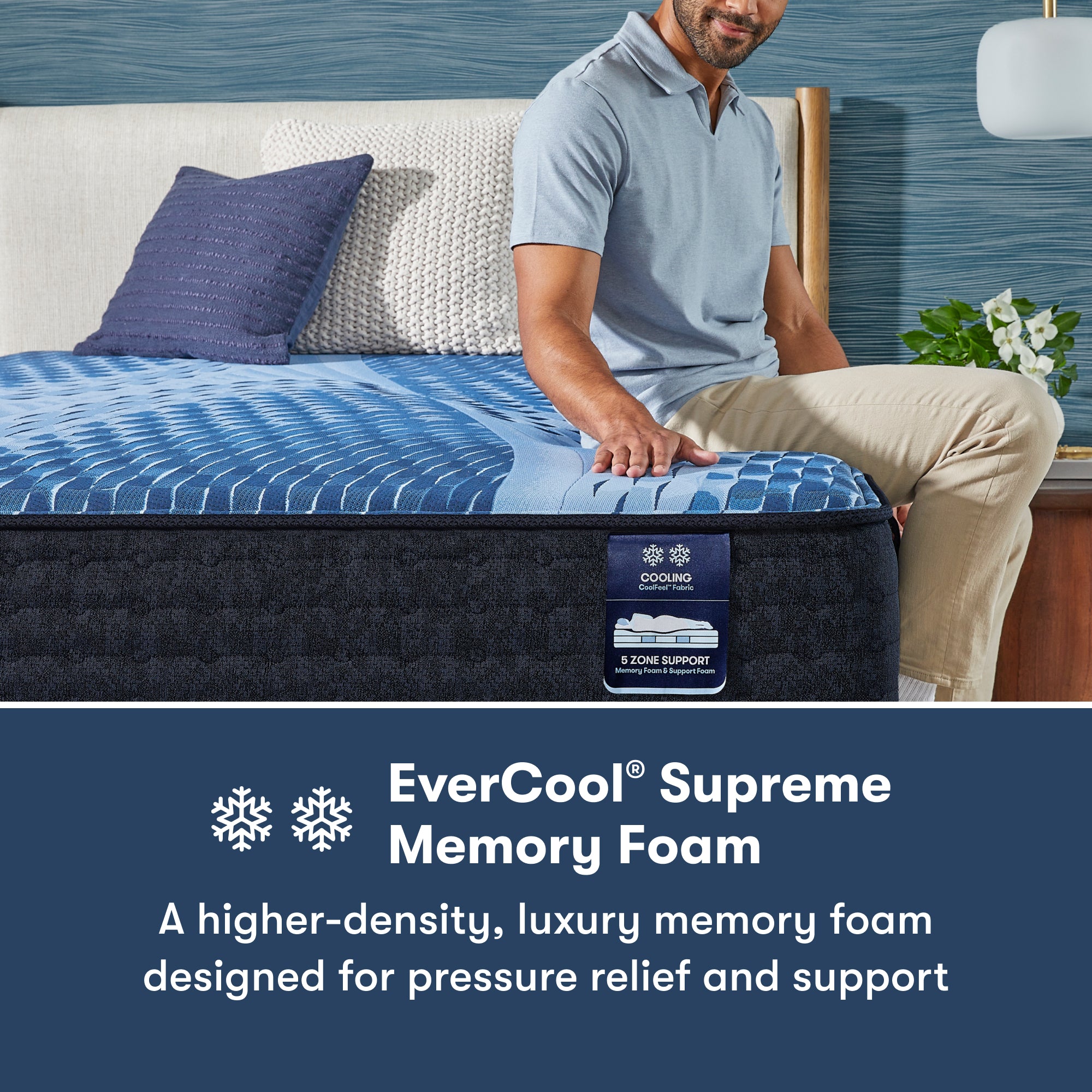 iComfort Aspire 14" Memory Foam Plush Mattress