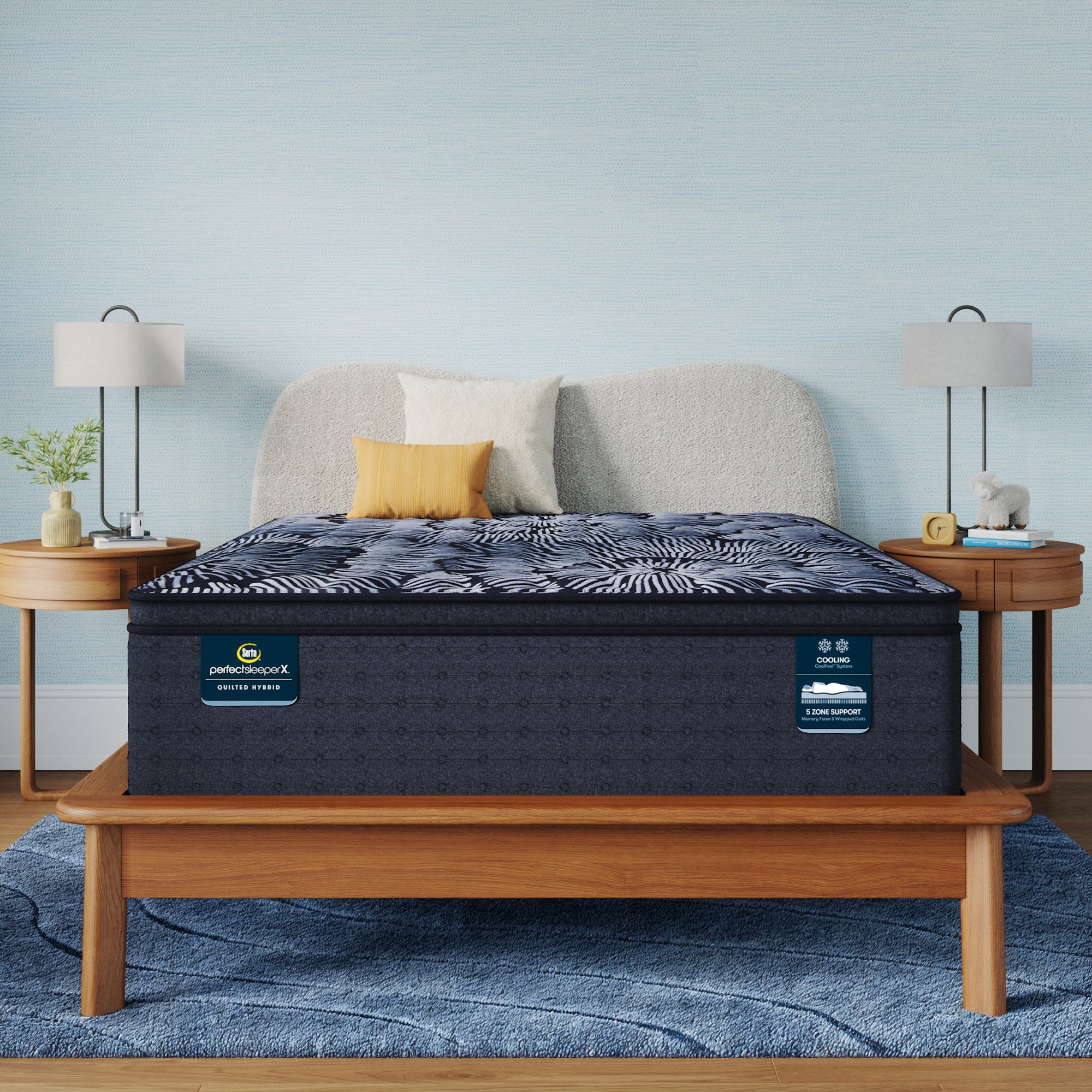 Perfect Sleeper X Lexton 14.25" Hybrid Medium Pillow Top Mattress
