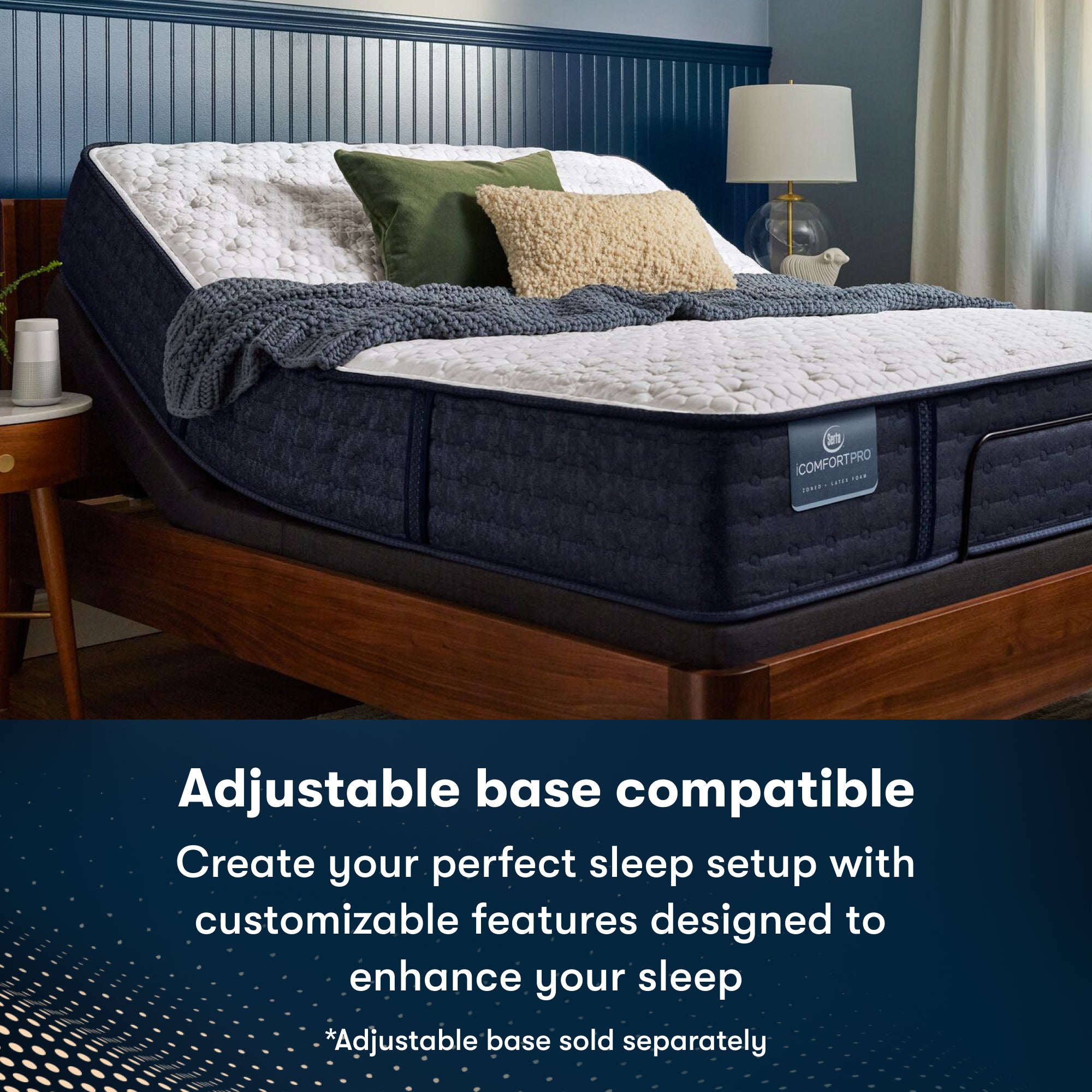 iComfortPro Chelsea 12" Latex Foam Medium Mattress
