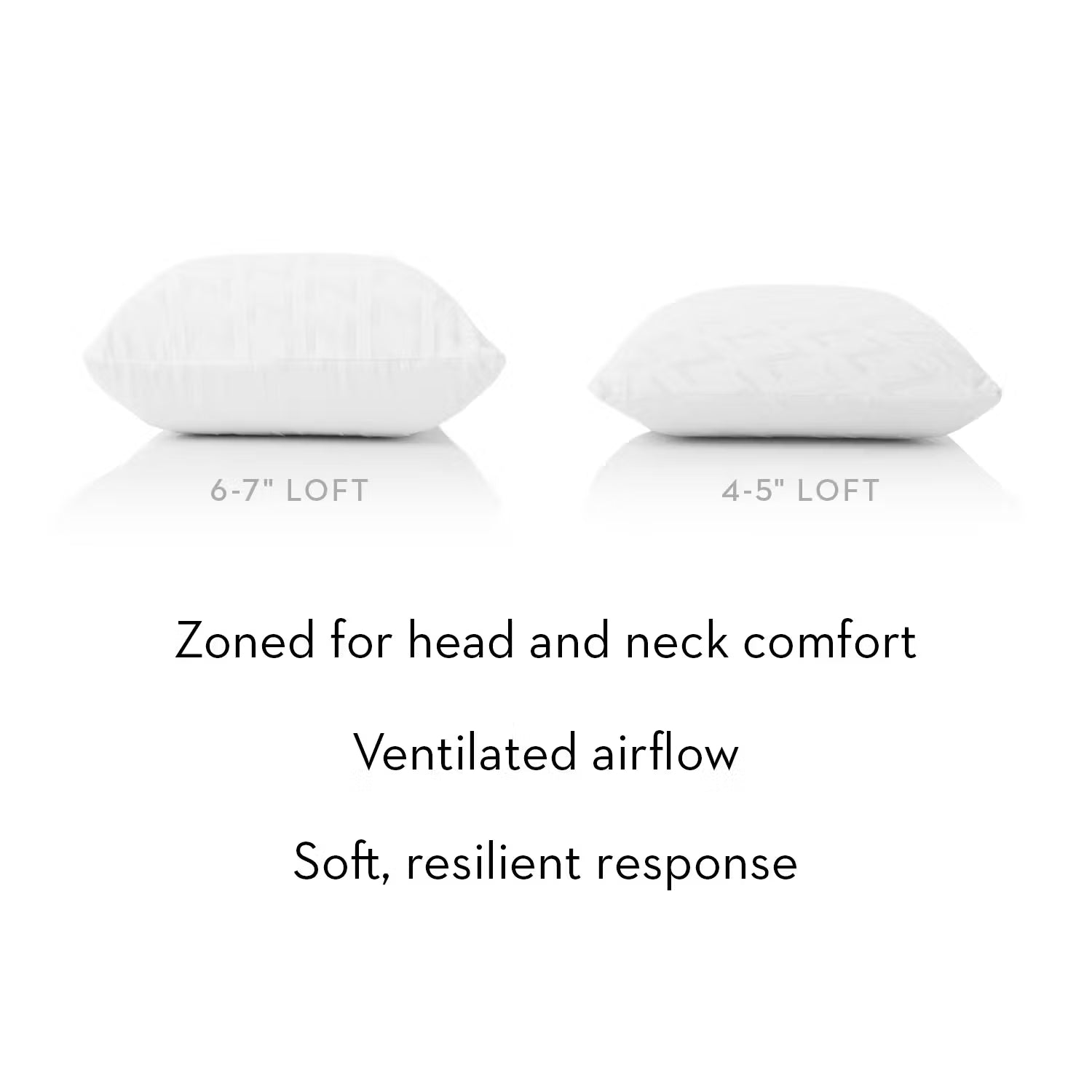 Zoned Talalay Latex High Loft Queen