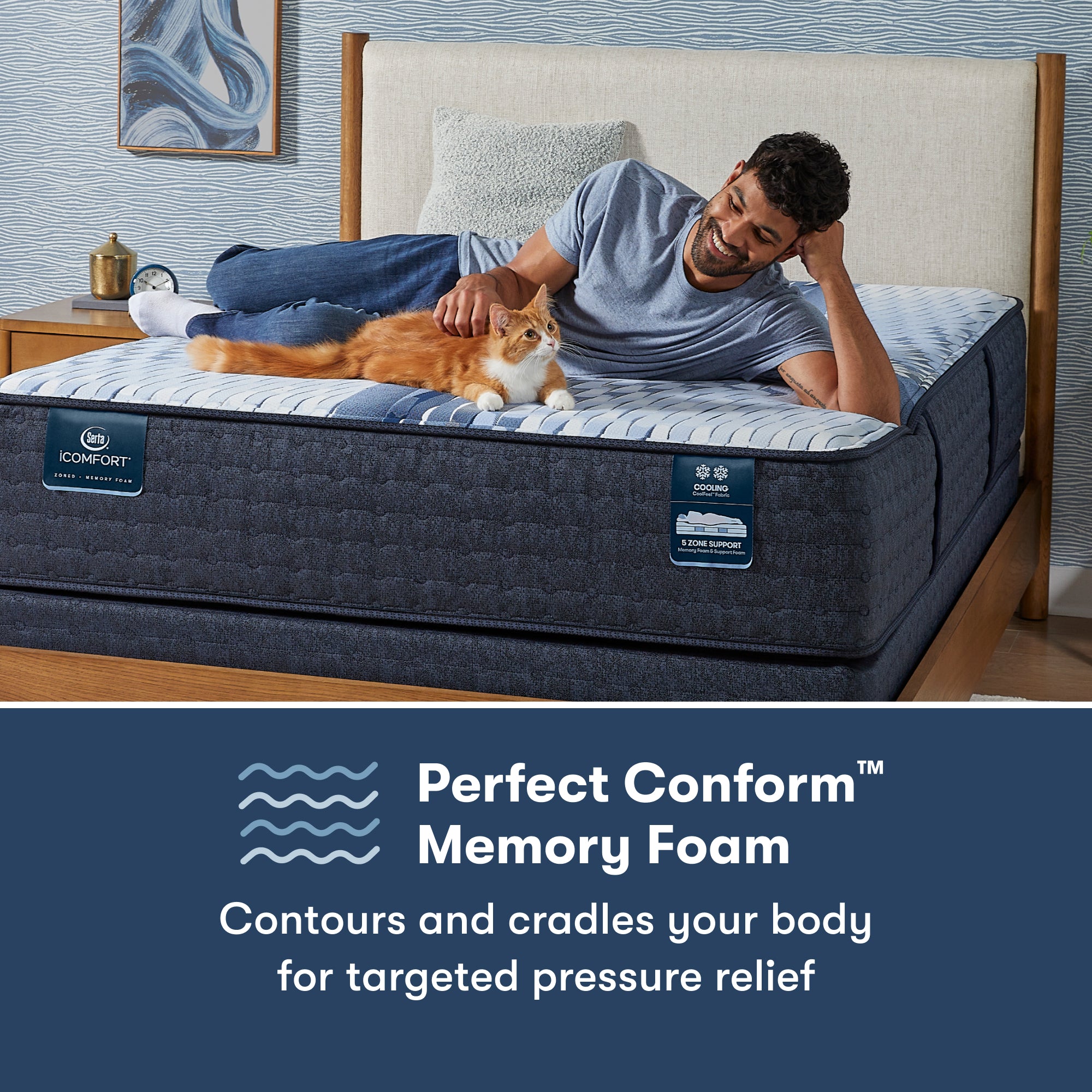 iComfort Aveda 12" Memory Foam Plush Mattress