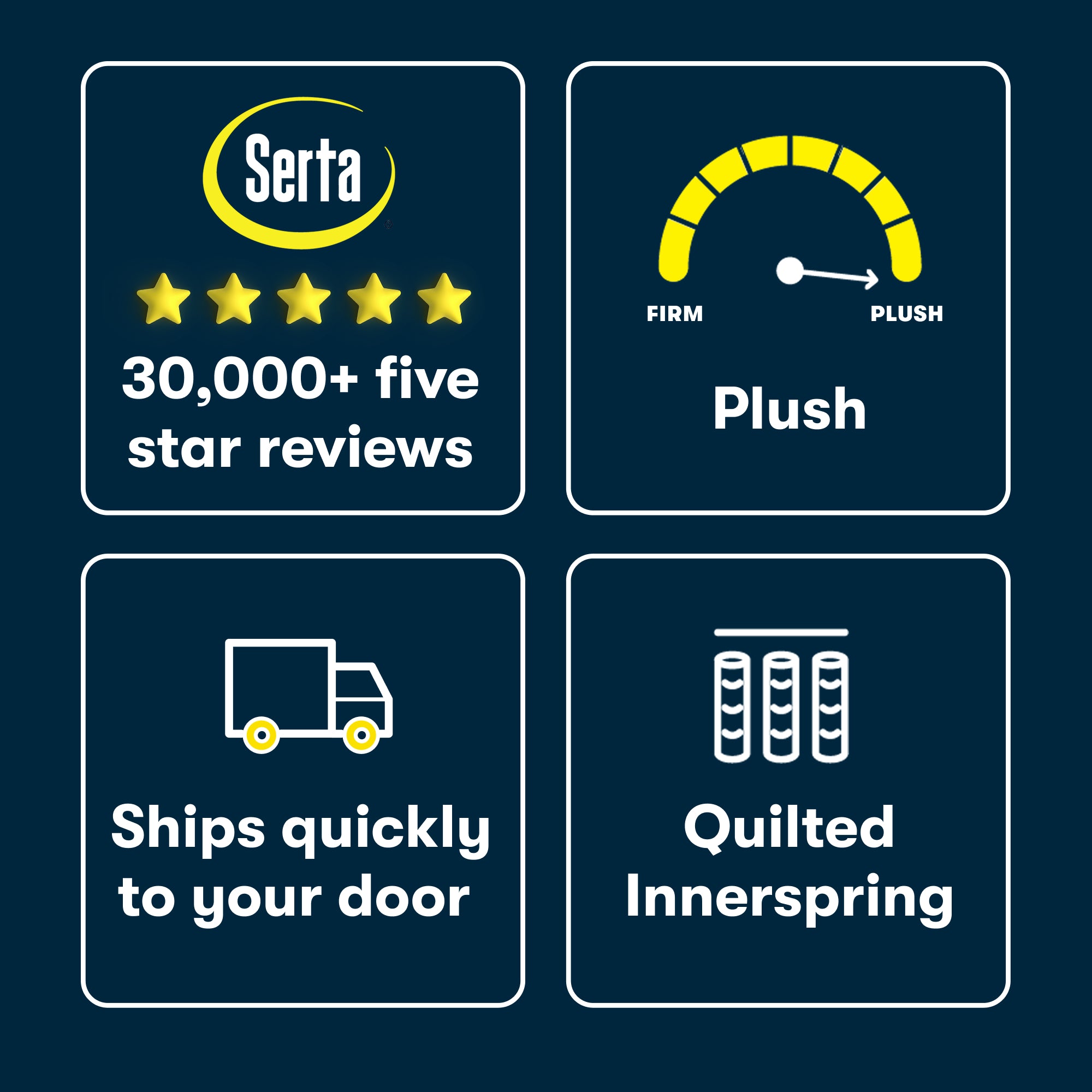 Serta Perfect Day 14" Plush Mattress in a Box